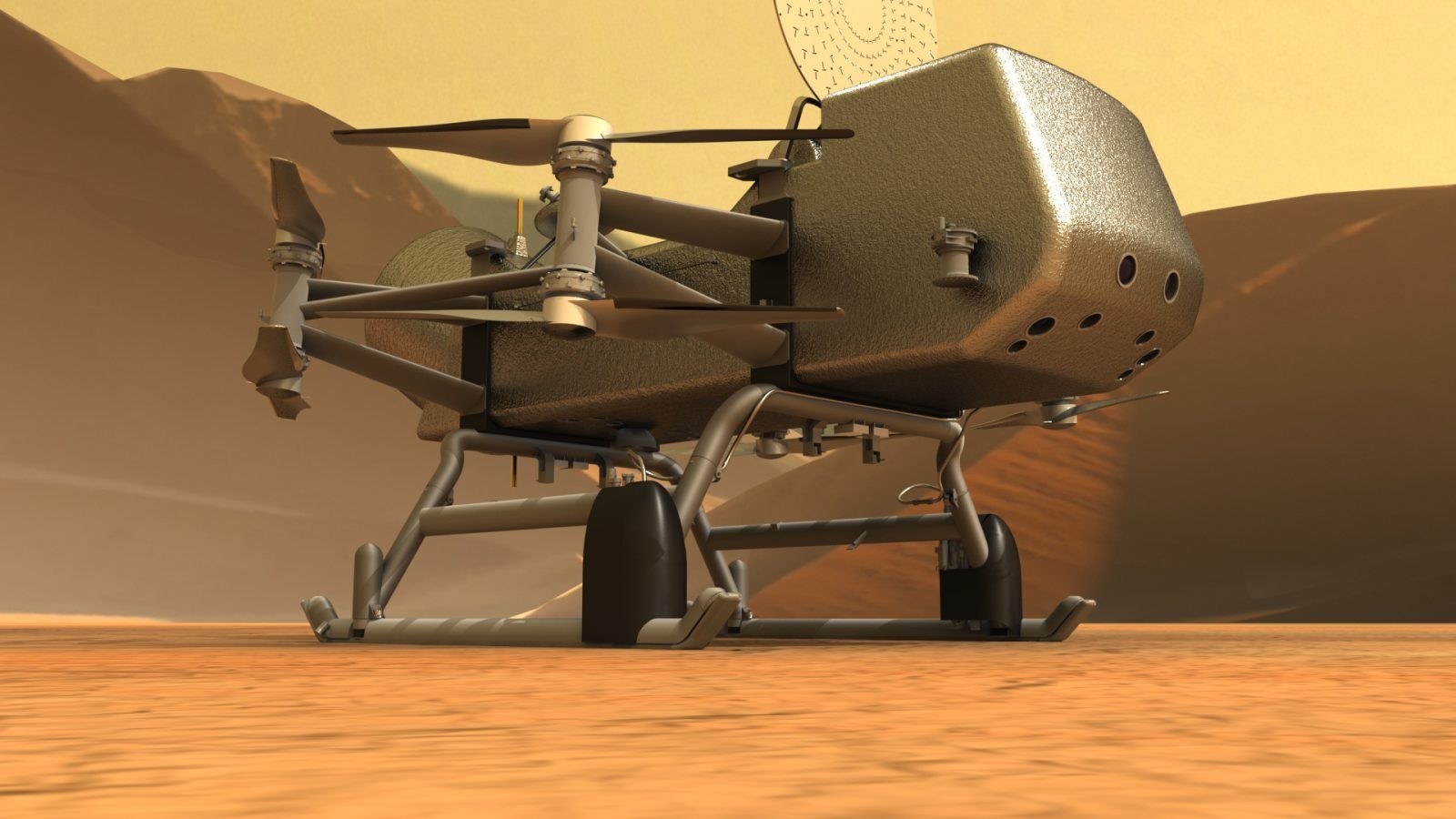 Ważka nad Tytanem. NASA szykuje misję Dragonfly