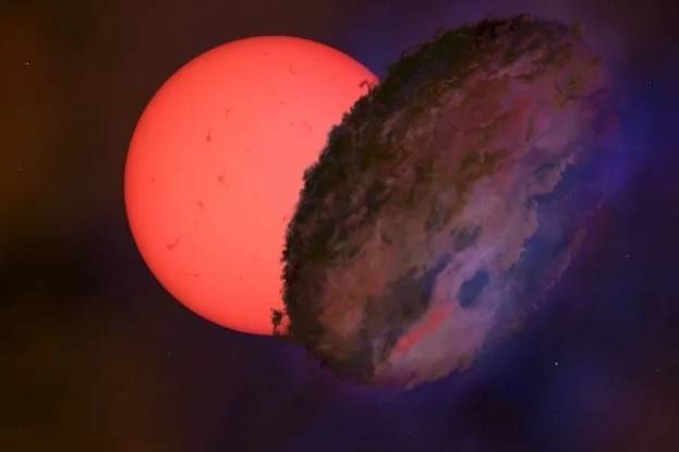 Gigantyczna „migająca” gwiazda zaobserwowana w centrum Drogi Mlecznej