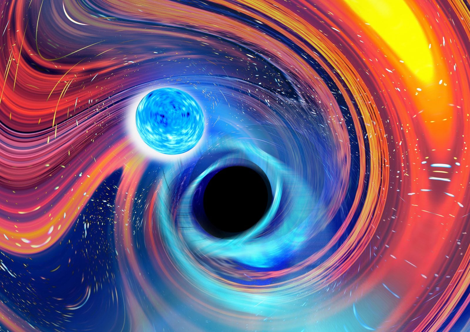 Kosmiczny Pac-Man: po raz pierwszy zaobserwowano, jak czarne dziury pochłaniają gwiazdy neutronowe