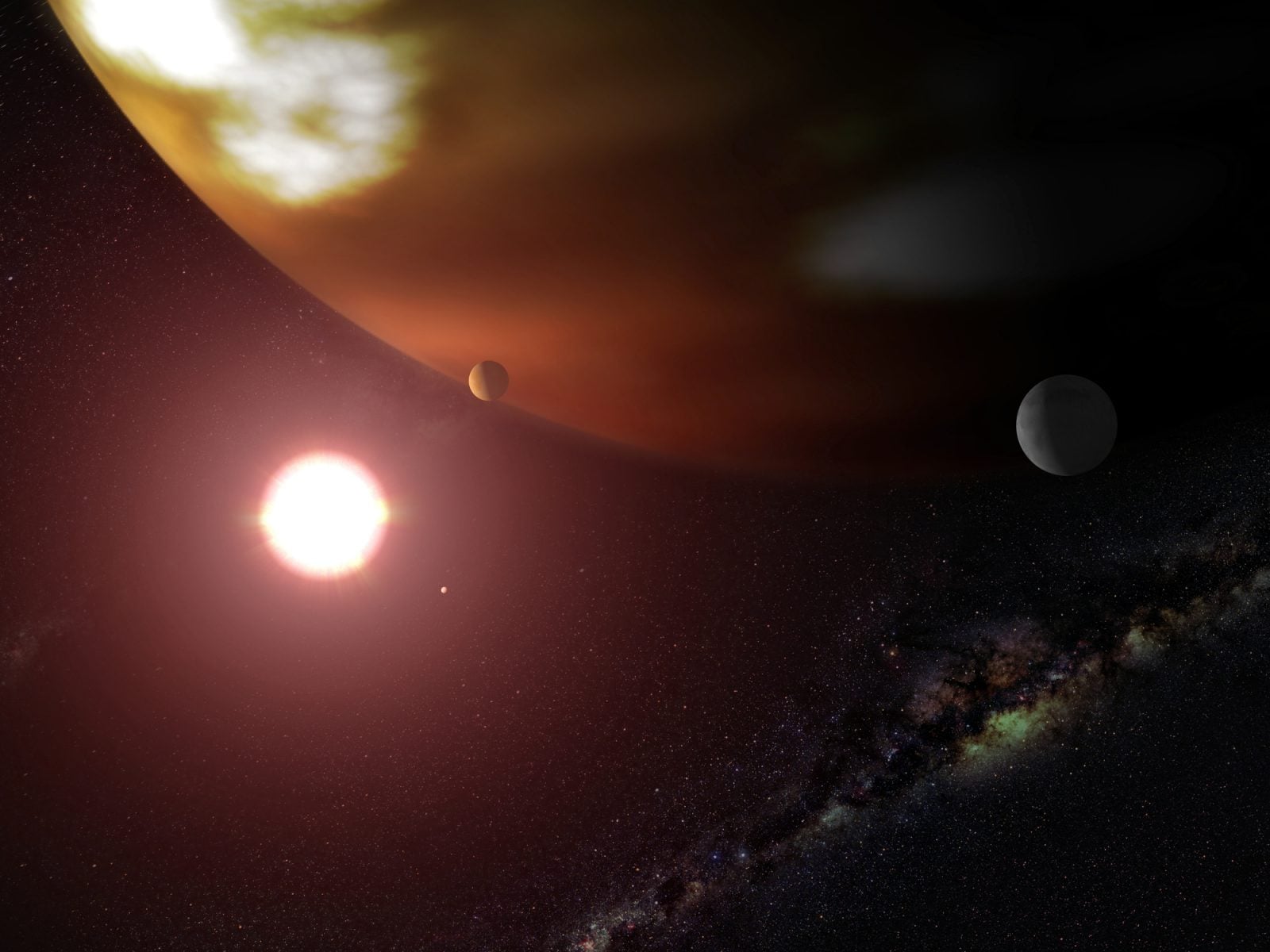 Nieopodal znajduje się gwiazda, która nie cierpi swoich planet. Naukowcy sprawdzili, czy na jej planetach może istnieć życie