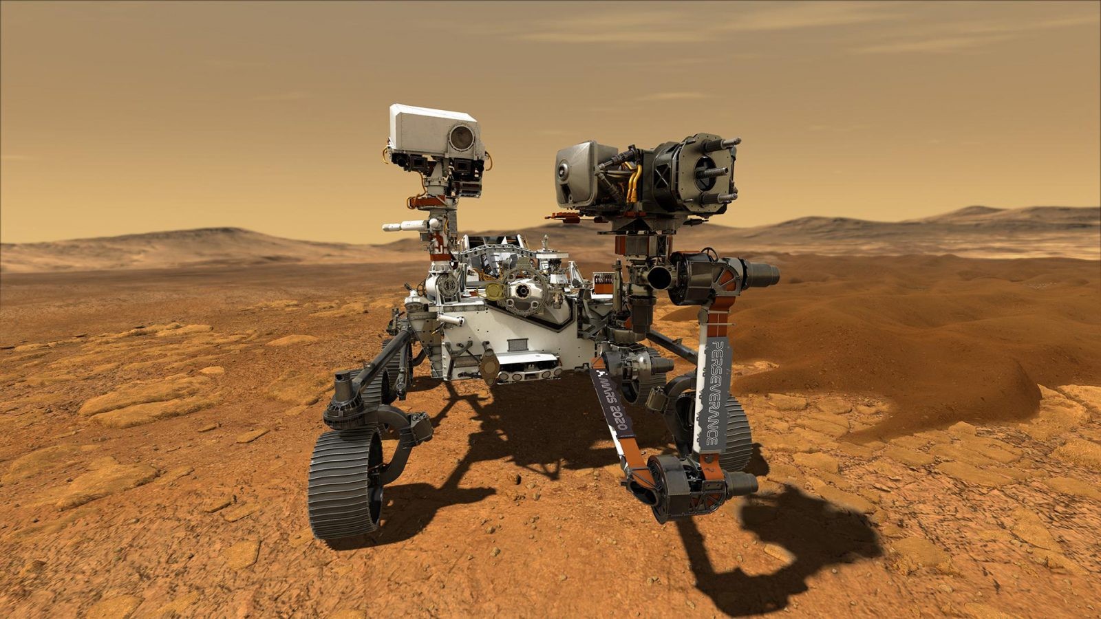 Łazik Perseverance fotografuje nietypowy niebieski zachód Słońca na Marsie