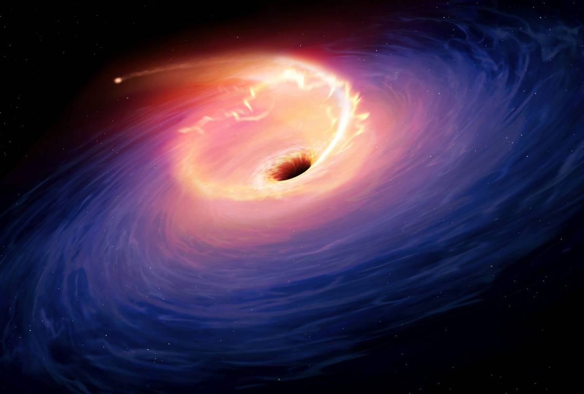 Po raz pierwszy zaobserwowano nieuchwytny dotąd rodzaj czarnej dziury. Zdradziły ją resztki „posiłku”