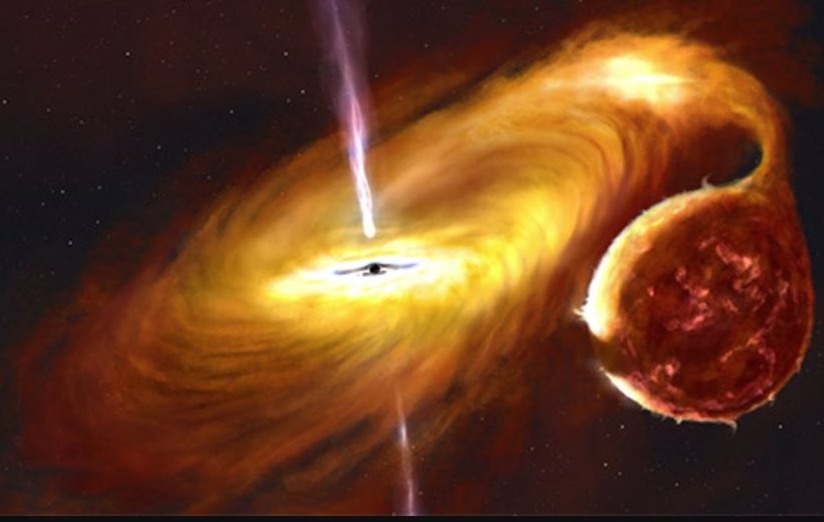 Odkryto czarną dziurę z zakrzywionym dyskiem. Co go wygięło?