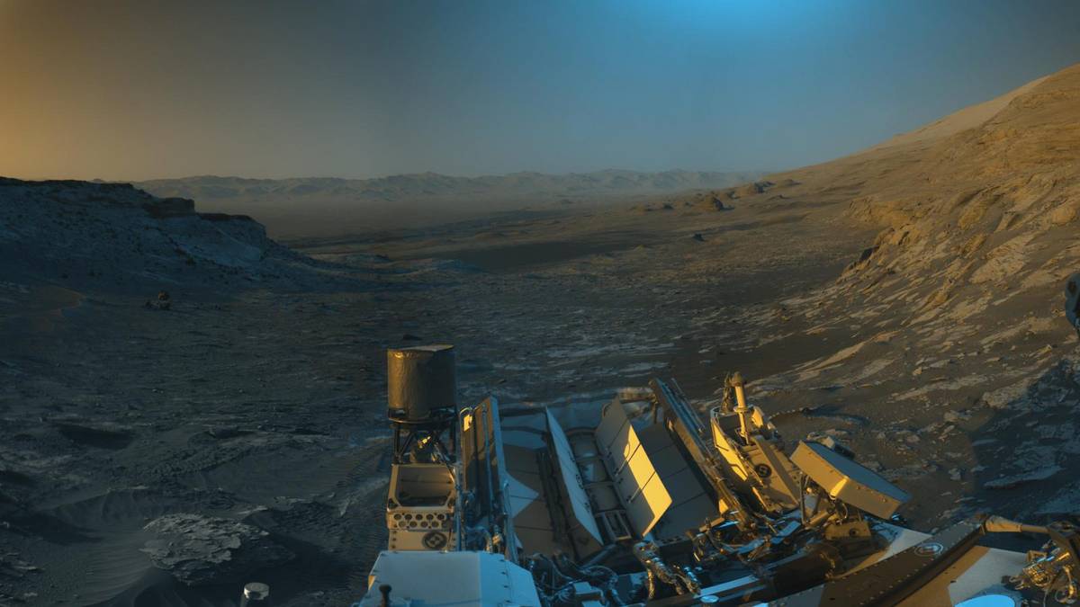 Łazik Curiosity przesyła najpiękniejsze zdjęcie Marsa. Czerwona Planeta wygląda jak z pocztówki