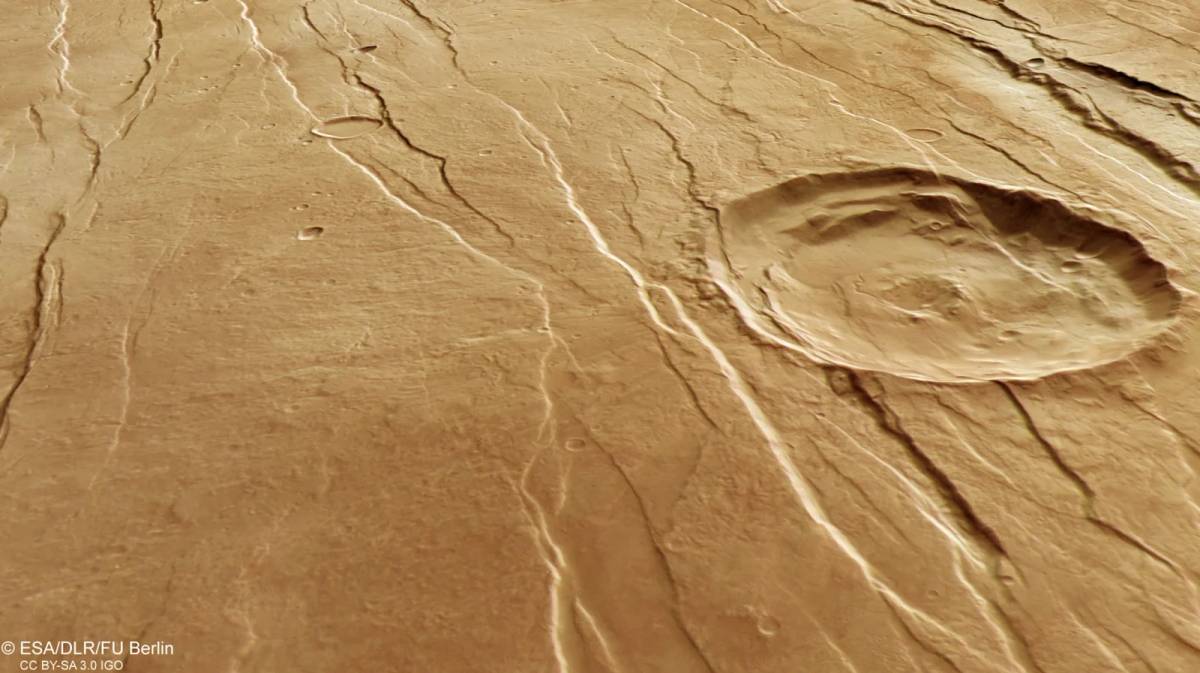 Powierzchnia Marsa poprzecinana “śladami pazurów”. Skąd się wzięły?