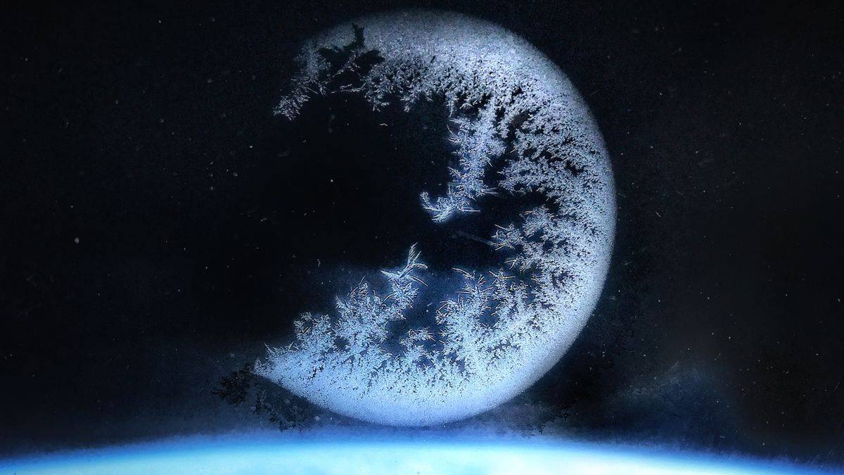 Niezwykła formacja na oknie ISS /Fot. Siergiej Korsakow
